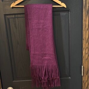 Old Navy Deep Purple Fringe Scarf